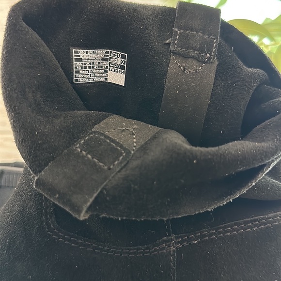 Josefene Short black leather boot size 10 - Picture 6 of 8